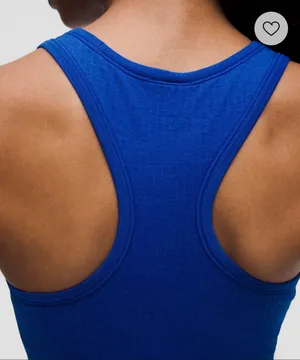 Lululemon White Ebb to Street Cropped Racerback Tank Top thumbnail 9