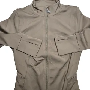 Girlfriend Collective Parker Seamed Jacket Sepia Brown‎ XS 6230-SEP-XS NWT thumbnail 6