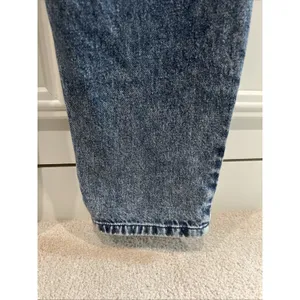 Forever‎ 21 Zip Front Denim Overalls Patch Pocket Boho Retro Medium Wash thumbnail 5