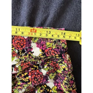 Free‎ People Sun Chaser Floral High Rise Cord Corduroy Pants Size 26 thumbnail 8