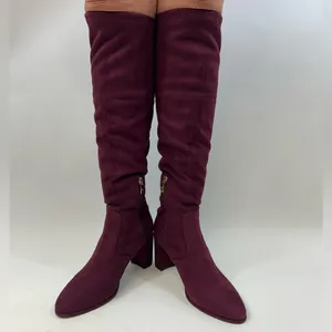 Marc Fisher Burgundy Over the Knee Boots size 6.5 thumbnail 3