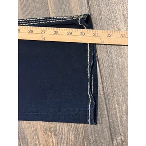 Rock Revival Janelle Bootcut‎ Jeans Dark Wash Low Rise Flap Pockets Bling SZ 28 thumbnail 8