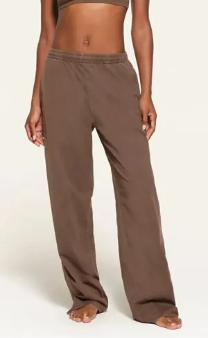 Good American Tan/Brown Cotton Sweatpants(Size 0/XS) thumbnail 1