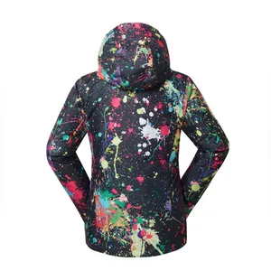 GSOU SNOW Paint Splatter Snowboarding Insulated Jacket Size XS Regular Fit NWOT thumbnail 7