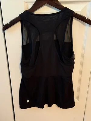 Lululemon Home Stretch Tank in Black thumbnail 4