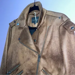 NEW Velvet Heart Faux Leather Moto Jacket Women S Biker Edgy Steampunk Grunge thumbnail 2
