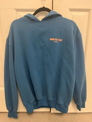 White Fox Hoodie Boutique Blue thumbnail 1