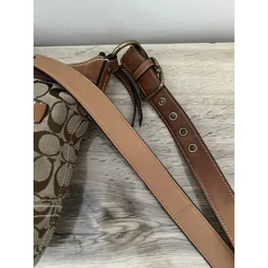 Coach Vintage Y2K F061-10402 Signature Jacquard Monogram Crossbody Bag thumbnail 9