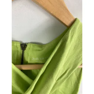 Soft Surroundings Green Cross Front Sleeveless Top Size XS thumbnail 3