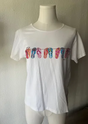Maui Short Sleeve Top White thumbnail 2