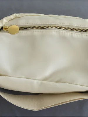 Cream 'TEACH' Patch Crossbody Bag thumbnail 3