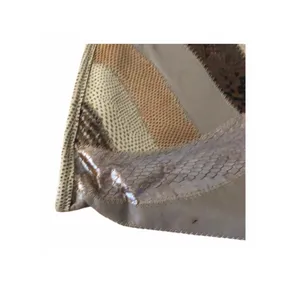 Vintage Snakeskin Patchwork Shoulder Bag Neutral Wave Boho Retro Purse thumbnail 6