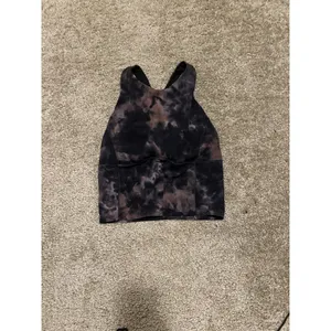 Lululemon Key To Balance Tank Top Size 4 Diamond Dye Graphite Grey Pink Pastel thumbnail 4