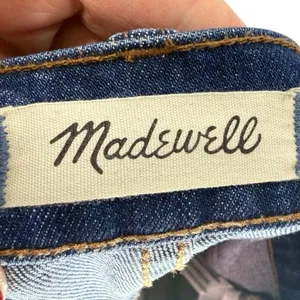 Madewell The Perfect Vintage‎ Crop Jeans Blue Distressed Size 26 Denim Casual thumbnail 4