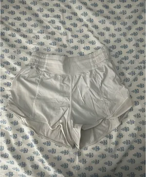 Lululemon Hotty Hot Shorts 4" White thumbnail 2