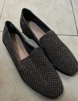 Antonio Melani Rhinestones Leather Shoes thumbnail 1