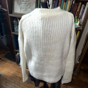 Elan Rock soft oversized L pullover striped triangle sweater thumbnail 3