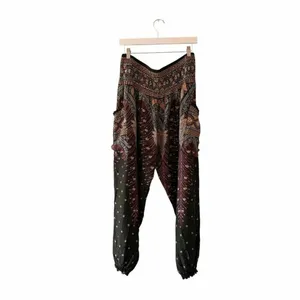 Harem Garden Rayon Aztec Tribal Festival Gypsy Bohemian Yoga Pants SZ 3XL #2591 thumbnail 8