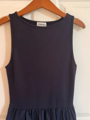 The Drop Navy Blue Tank Maxi Dress Extra Small thumbnail 3
