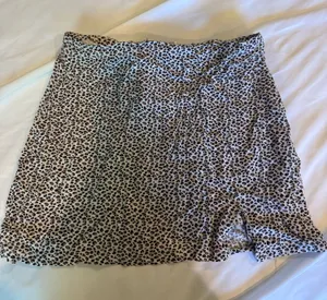 Lottie moss cheetah print skirt thumbnail 1