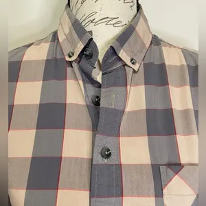 FRANK & OAK Long Sleeve‎ Cotton Plaid Button Down Shirt sz Medium thumbnail 2