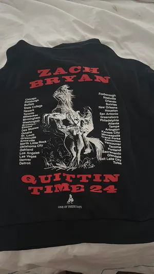 Zach Bryan hoodie Black thumbnail 2