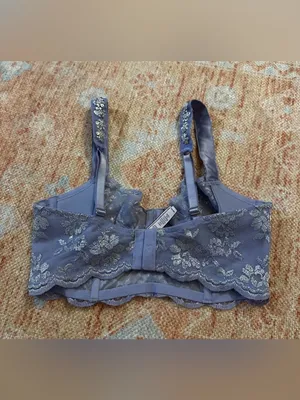 Victoria’s Secret the dream angels push up without lining lilac silver pearl 34D thumbnail 4