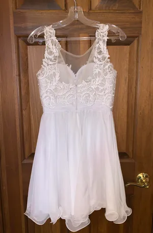 PromGirl Formal Homecoming Dress White thumbnail 4