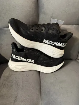 PACEMAKER Carbon Plate Running Shoes Black&White– Ultra-Lightweight 8.5W/7M thumbnail 3