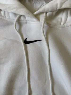 Nike center swooshed boxy hoodie size XL thumbnail 2