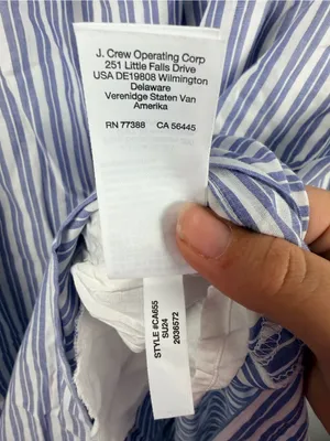 J.Crew Women’s Cotton voile ruffle-trim Lined dress striped With Pockets Size me thumbnail 8