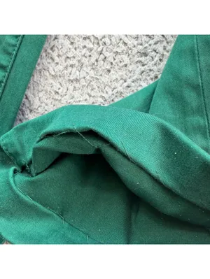 Tory Burch Ivy Super Skinny Jeans Women’s 29 Emerald Green Stretch Gold Logo thumbnail 11