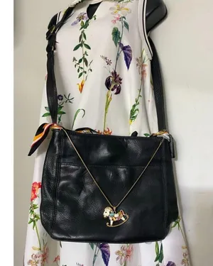 Coach Black Crossbody Bag Customized with Applique thumbnail 8