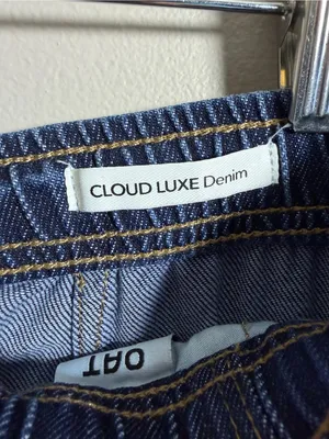 OAT High Rise Wide Leg Jeans Cloud Luxe Denim NWT thumbnail 6