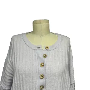 Free People Around‎ the Clock Tunic Sweater Lavender Size Small thumbnail 6
