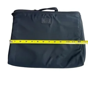 Coach Laptop Tablet Travel Work Bag Black Nylon Office Commuter Minimalist Chic‎ thumbnail 4