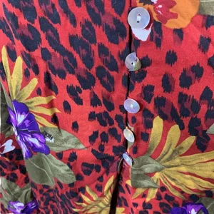 Vintage Scarlett sleeveless button front maxi dress‎ thumbnail 5
