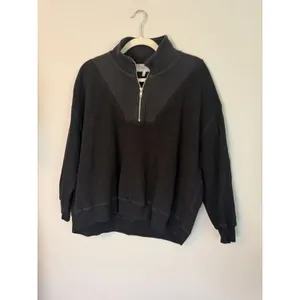 The Great The Slouch Trail Half Zip Pullover Sweatshirt in Black |Sz 1 (S) thumbnail 4