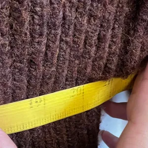 American Eagle Sweater Wool Blend Y2K 2000s Chunky Preppy‎ Brown Medium thumbnail 7