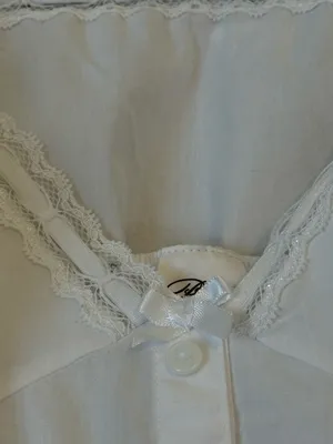 Frankie’s Bikinis White Cotton Cottagecore Bohemian Midi Dress Coquette Large thumbnail 4