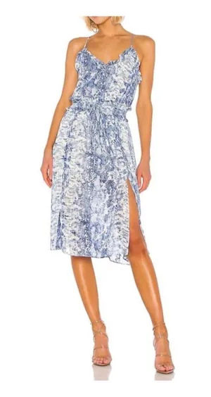 New Elliatt midi Dress Blue Silver the Collection dress size medium thumbnail 1