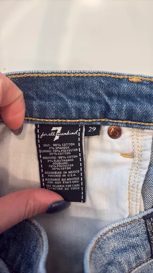 7 For All Mankind Jean Shorts thumbnail 3
