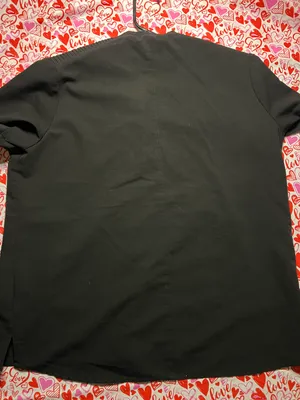 FIGS Technical Collection Button Scrubs Top Womens Medium Black W19SW1017 thumbnail 4