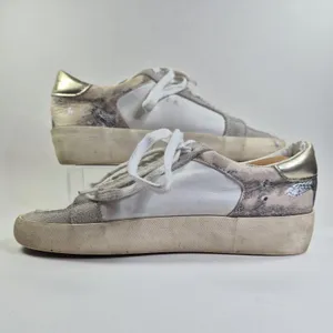 Vintage Havana Dixie Women's Fashion Sneakers Glitter Fluffy Toe Size 6 thumbnail 2