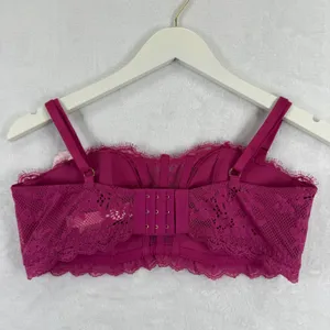 Victorias Secret Dream Angels Magenta Lace Longline Bralette‎ L 417807-QAX thumbnail 9