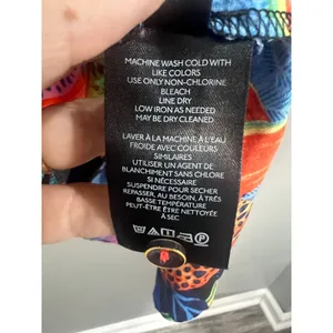 Anthropologie Orane Sigal Shirt Womens XS Multicolor Great Tropical Fruit Print thumbnail 5