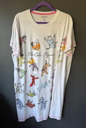 Little Blue House The Cats Pajamas Cotton Sleepshirt thumbnail 1
