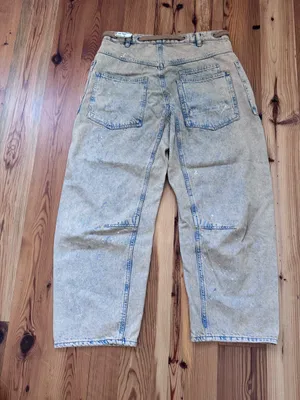 Free People Moxie Pull-On Low Slung Barrel Jeans in Cowboy Size 27 NWT thumbnail 10