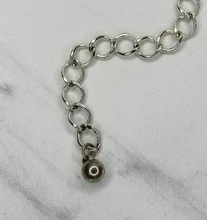 Skinny Silver Gold Chain Link Belt Large XL Two Tone ✨ thumbnail 11