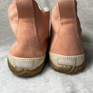 SOREL Out N About Duck Rain Boots Pink & White Size 10 Women's thumbnail 3